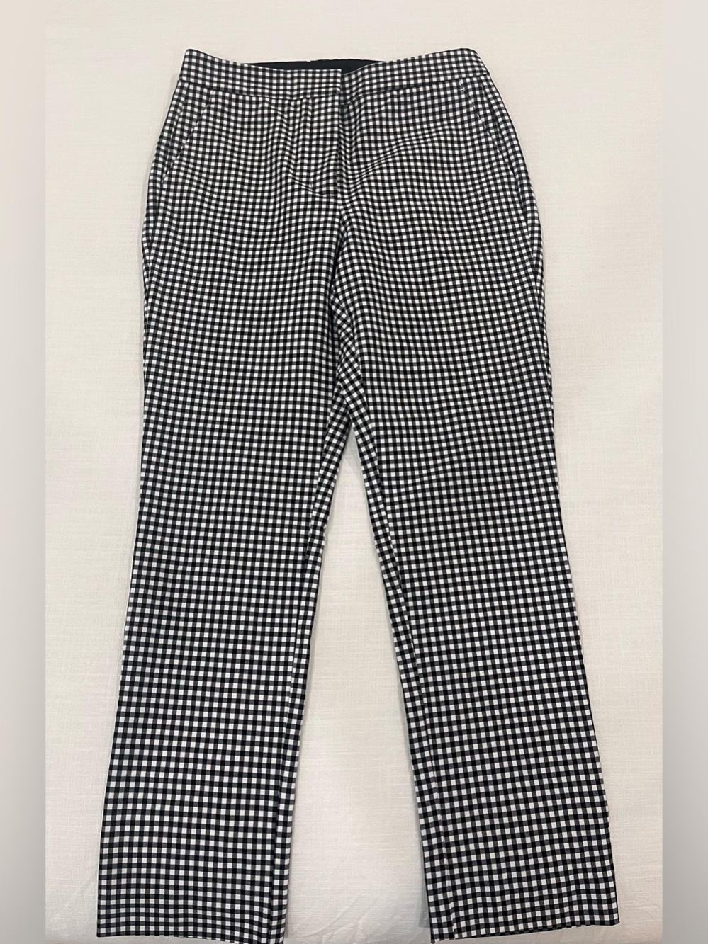 Rag & Bone Black & White Gingham Check Pants Size 6